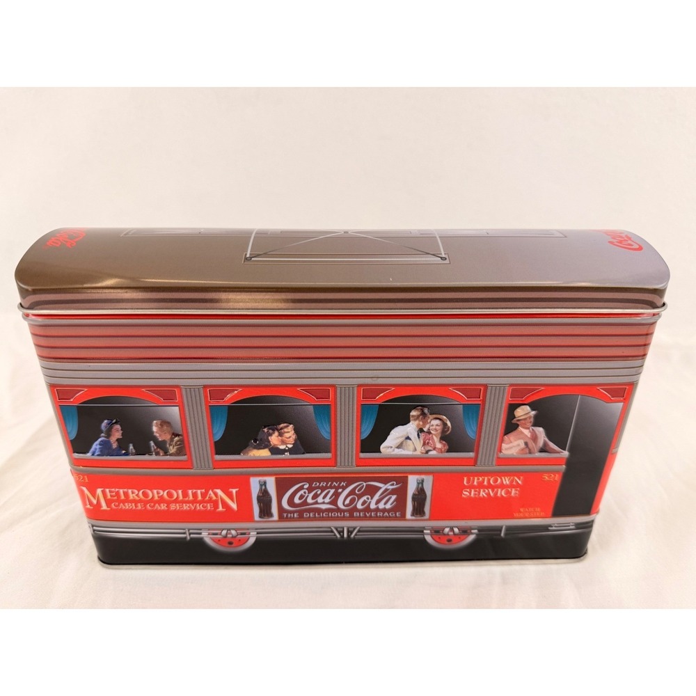 Coca-Cola Cable Car Tin 2002 Metropolitan Uptown Service Collectible - Picture 2 of 13